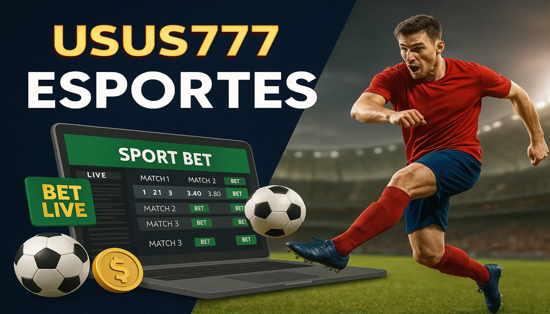 Aposte em apostas esportivas no cassino online USUS777